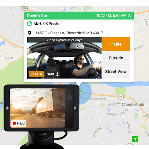 fleet dashboard camera with gps tracking
